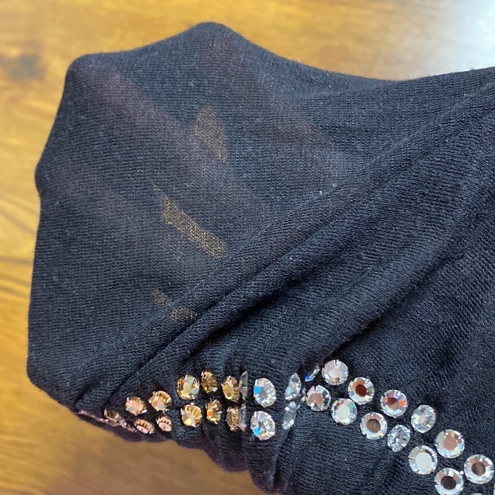 π· Bebe π· Rhinestone Sheer Tank Top - Picture 5 of 5